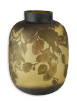A CAMEO GLASS VASE "PEAR TREE'