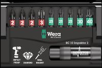 Wera 8751/67-9/IDC Impaktor Bit-Check 05057682001 Bitset 10-delig Kruiskop Phillips, Binnen-Torx Impactor technologie - thumbnail