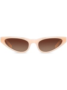 Linda Farrow x Magda Butrym lunettes de soleil oversize - Rose