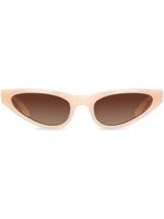 Linda Farrow x Magda Butrym lunettes de soleil oversize - Rose