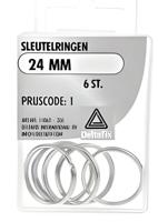 Sleutelringen 24mm 6st - Deltafix