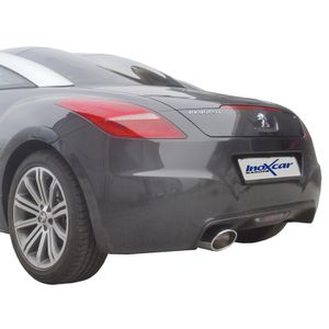 InoxCar uitlaat passend voor Peugeot RCZ 1.6THP (200pk) 2010- 150x105mm Oblique IXPERCZ03150