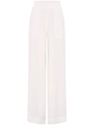 Nicholas pantalon ample Serrine à fronces - Blanc
