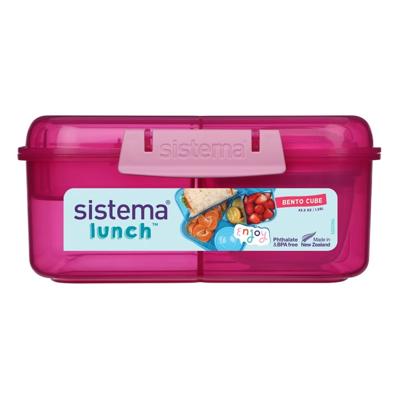 Sistema Lunch - Bento Cube - 1.250 ml Roze