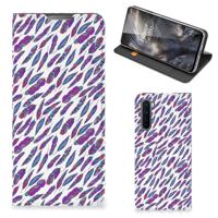OnePlus Nord | Hoesje met Magneet | Feathers Color