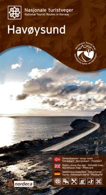 Wegenkaart - landkaart 20017 Nasjonale Turistveger Havøysund | Nordeca