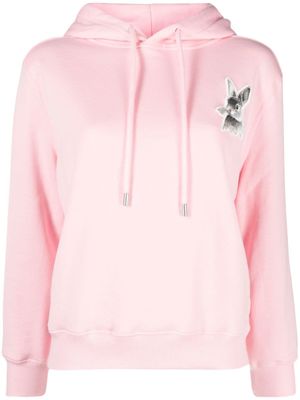 Lanvin hoodie à broderie matin - Rose