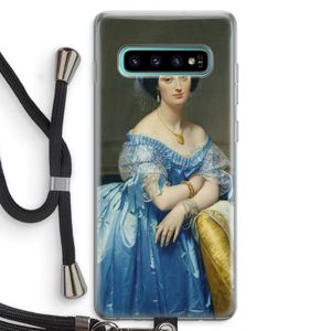 Eleonore: Samsung Galaxy S10 Plus Transparant Hoesje met koord
