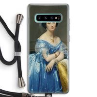 Eleonore: Samsung Galaxy S10 Plus Transparant Hoesje met koord