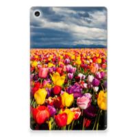 Lenovo Tab M10 Plus (3e generatie) | Siliconen hoesje | Tulpen