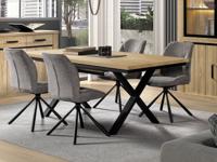 Verlengbare eettafel MARNOIX 190>250 cm franse eik Verlengbare eettafel MARNOIX 190>250 cm franse eik