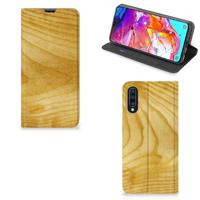Samsung Galaxy A70 Book | Wallet Case | Licht Hout