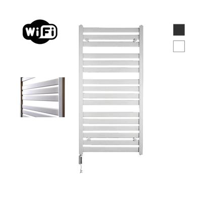 Sanicare HVW - Moda electrische WifiRadiator - 120x60cm - mat wit met thermostaat wit - linksonder HLDWW 601200/W