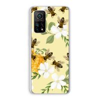 No flowers without bees: Xiaomi Mi 10T 5G Transparant Hoesje