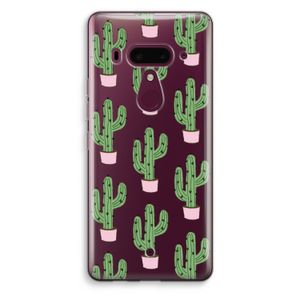 Cactus Lover: HTC U12+ Transparant Hoesje