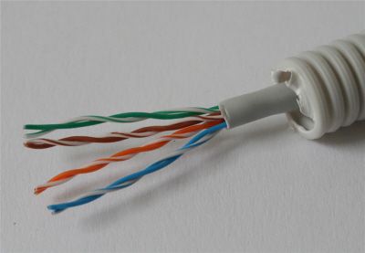 Flexibele buis 16mm met UTP CAT5E rol 100 meter