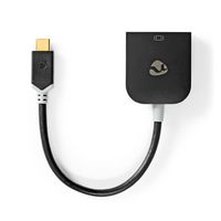 Nedis USB-C-adapterkabel | Type-C Male - VGA Female | 0,2 m | Antraciet - thumbnail