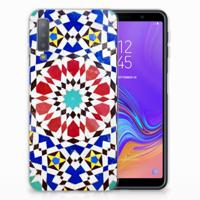 Samsung Galaxy A7 (2018) | TPU | Siliconen hoesje | Mozaïek