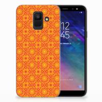Samsung Galaxy A6 (2018) | TPU bumper | Batik Oranje