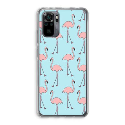 Anything Flamingoes: Xiaomi Redmi Note 10 Pro Transparant Hoesje
