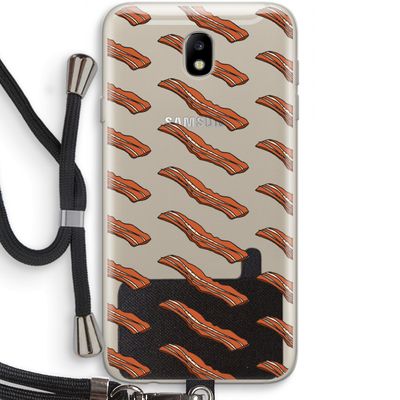 Bacon to my eggs #2: Samsung Galaxy J7 (2017) Transparant Hoesje met koord