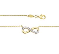 TFT Collier Geelgoud Infinity Zirkonia 1,0 mm x 41+4 cm