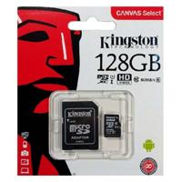 Micro SD geheugenkaart met adapter Kingston SDCS2 100 MB/s exFAT Inhoud 64 GB