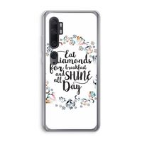 Diamonds: Xiaomi Mi Note 10 Transparant Hoesje