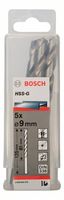 Bosch Accessoires Metaalboren HSS-G, Standard 9 x 81 x 125 mm 5st - 2608595075