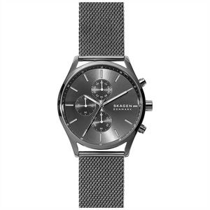 Skagen SKW6608 Horloge Holst Chronograaf staal gunmetal grey 42 mm