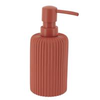 Tendance Zeeppompje 101 series - terracotta - geribbeld - PS - D7 x H17 cm - 230 ml - badkamer