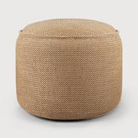 Ethnicraft Outdoor Poef 'Donut' 50cm, kleur Marsala
