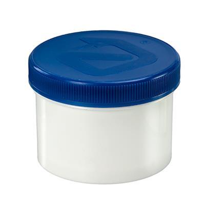 Spruyt Hillen Zalfflacon wit/blauw met dop 75ml