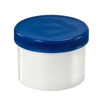 Spruyt Hillen Zalfflacon wit/blauw met dop 75ml