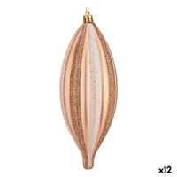 Kerst Decoratie Set Krist+ 00904 00904 Koper PVC Uitgerekt 3 x 3 x 18 cm 8,5 x 19 x 3 cm (12 Stuks)