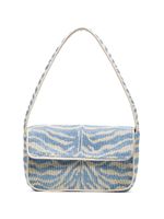 STAUD sac porté épaule Tommy à motif zèbre - Bleu - thumbnail