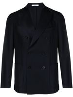 Boglioli blazer croisé à revers pointus - Bleu