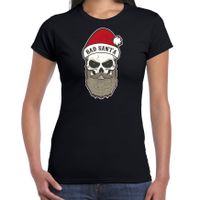 Bad Santa fout Kerstshirt / outfit zwart voor dames