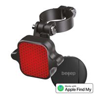 Beeep BeTag Find My Tracker Black & Taillight Reflector