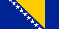 Vlag Bosnië-Herzegovina - thumbnail