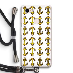 Musketon Anchor: Pixel 3 Transparant Hoesje met koord
