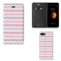 Apple iPhone 7 Plus | 8 Plus | Hoesje met Magneet | Waves Roze