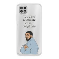 Hotline bling: Samsung Galaxy A22 4G Transparant Hoesje