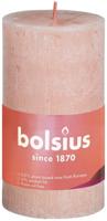 Bolsius Rustiekkaars shine 100/50 misty pink 1 Stuks