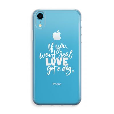 Partner in crime: iPhone XR Transparant Hoesje