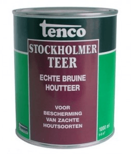 tenco stockholmer-teer bruin 0.75 ltr