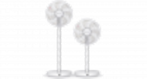 Stylies Tukan (2 in 1 ) staande ventilator 30 cm en 60 cm
