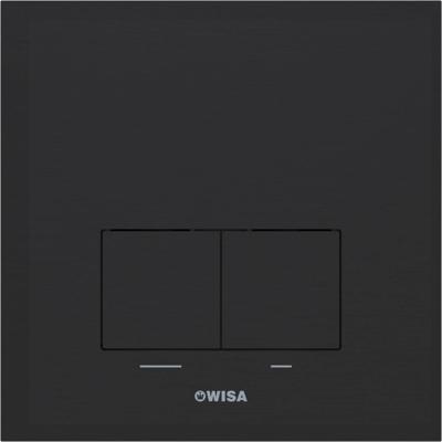 Wisa Delos bedieningspaneel aluminium mat zwart tbv Wisa XF/XS