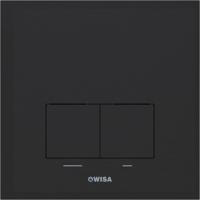 Wisa Delos bedieningspaneel aluminium mat zwart tbv Wisa XF/XS Wisa Delos bedieningspaneel aluminium mat zwart tbv Wisa XF/XS