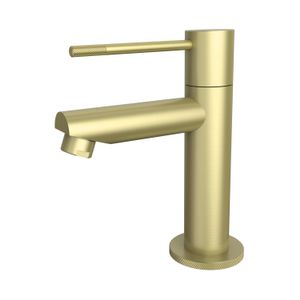 Best Design Toiletkraan Nancy-Ribera Uitloop Recht 14 cm 1-hendel Mat Goud